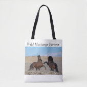 Wild Mustangs Forever Tote Bag (Voorkant)