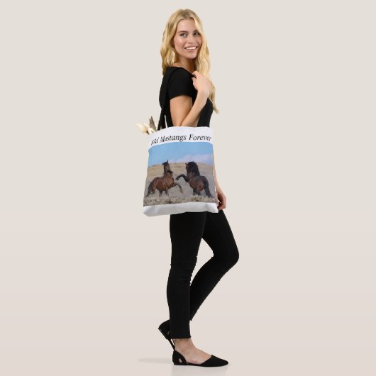 Wild Mustangs Forever Tote Bag (Op model)
