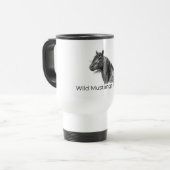 Wild Mustangs Forever Travel Mug Reisbeker (Voorkant links)