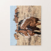 Wild Mustangs Legpuzzel (Verticaal)