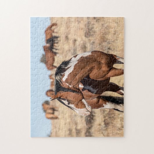 Wild Mustangs Legpuzzel (Verticaal)