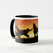 Wild Mustangs Mok (Voorkant links)