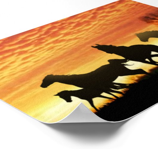 Wild Mustangs Poster (Hoek)