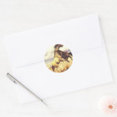 Wild Mustangs Ronde Sticker (Envelop)