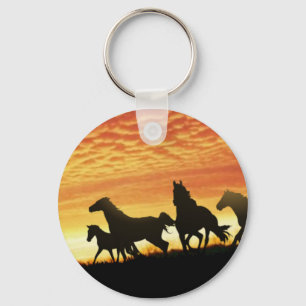 Wild Mustangs Sleutelhanger