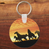 Wild Mustangs Sleutelhanger (Voorkant)