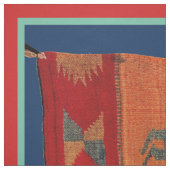 Wild Mustangs Southwest Design in het rood Stof (Swatch)