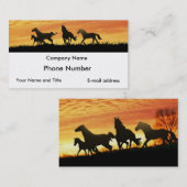 Wild Mustangs Visitekaartje (Voorkant / Achterkant)