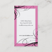 Wild 'N Creative Cake Visitekaartje (Achterkant)