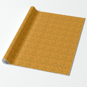 Wild Natuur Cactus Struiken Patroon Cadeaupapier