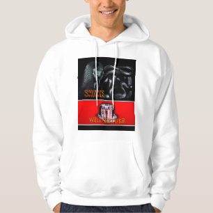 WILD NATUUR - zwart SNAKE design collectie Hoodie