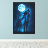 Wild Night Echo Canvas Afdruk (Insitu (Houten vloer))