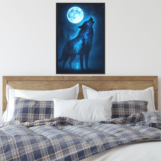 Wild Night Echo Canvas Afdruk (Insitu (Slaapkamer))