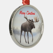 Wild Northern Moose  Ornament (Rechts)