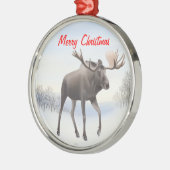 Wild Northern Moose  Ornament (Links)