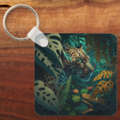 Wild Oerwoud Jaguar Sleutelhanger (Voorkant)