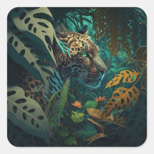 Wild Oerwoud Jaguar Sticker