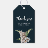 Wild Oerwoud Leopard Adult Verjaardagsfeest Cadeaulabel (Voorkant)