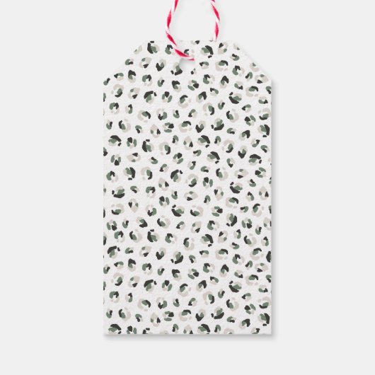 Wild Oerwoud Leopard Roze 50ste Verjaardag Grappig Cadeaulabel (Achterkant)