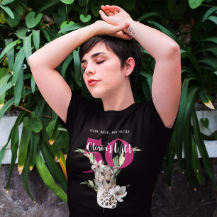 Wild Oerwoud Leopard Roze 50ste Verjaardag Grappig T-shirt
