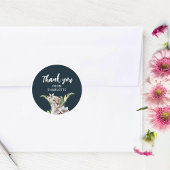 Wild Oerwoud Leopard Verjaardagsfeest Dank u Ronde Sticker