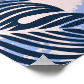 Wild oerwoud naadloos patroon, achtergrond met han poster (Hoek)