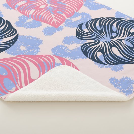 Wild oerwoud naadloos patroon, achtergrond met han sherpa deken (3/4)