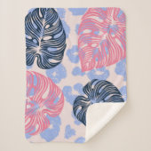 Wild oerwoud naadloos patroon, achtergrond met han sherpa deken (Voorkant)