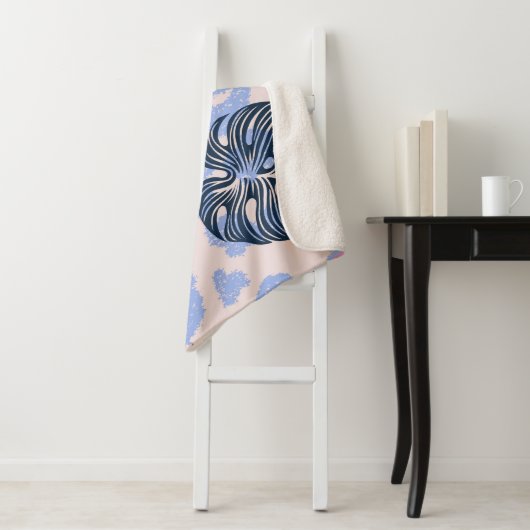 Wild oerwoud naadloos patroon, achtergrond met han sherpa deken (In situ)