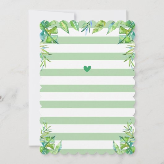 Wild Oerwoud Safari 1e Jongen Eerste Verjaardagsfe Kaart (Achterkant)