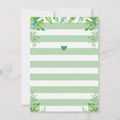 Wild Oerwoud Safari Boy 1e Verjaardagsfeestje Bedankkaart (Achterkant)