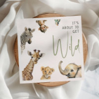 Wild Oerwoud Safari Dieren Baby shower