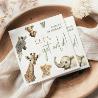 Wild Oerwoud Safari Dieren Kids Verjaardagsfeest