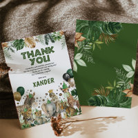 Wild Oerwoud Safari Feestdieren Jongensverjaardag