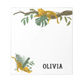 Wild Oerwoud Tiger - Aangepaste laptop Notitieblok (Voorkant)