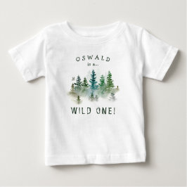 Wild One 1e verjaardag bosland waterverf