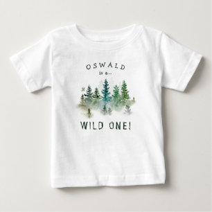 Wild One 1e verjaardag bosland waterverf