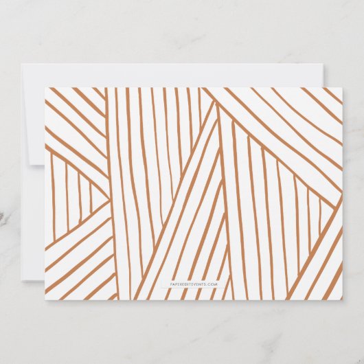 Wild One 1e Verjaardag Dank u kaart (Achterkant)