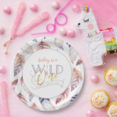 Wild One 1e verjaardagsfeestje Papieren Bordje (Feest)