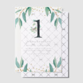 Wild One 1e verjaardagsfeestje Vellum Uitnodigingen (Offset (Uitnodiging))