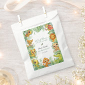 Wild One 1st Birthday Jungle Party Favor Bag Bedankzakje (Geknipt)
