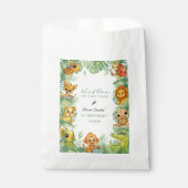 Wild One 1st Birthday Jungle Party Favor Bag Bedankzakje (Voorkant)