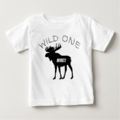 Wild One 1st Birthday Moose Forest Creatures (Voorkant)