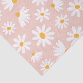 Wild One 1st Birthday Party Boho Blush Pink Daisy Tissuepapier (Detail)