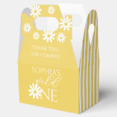 Wild One 1st Birthday Party Boho Daisy Bedankdoosjes (Geopend)