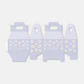 Wild One 1st Birthday Party Boho Periwinkle Daisy Bedankdoosjes (Uitgevouwen)