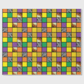 Wild One 1st Birthday Party Safari Cadeaupapier (Vlak)