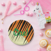 Wild One 1st Birthday Party Safari Papieren Bordje (Feest)