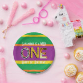 Wild One 1st Birthday Party Safari Papieren Bordje (Feest)