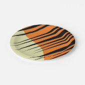 Wild One 1st Birthday Party Safari Papieren Bordje (Gekanteld)